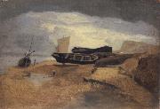 Seashore with Boats John sell cotman